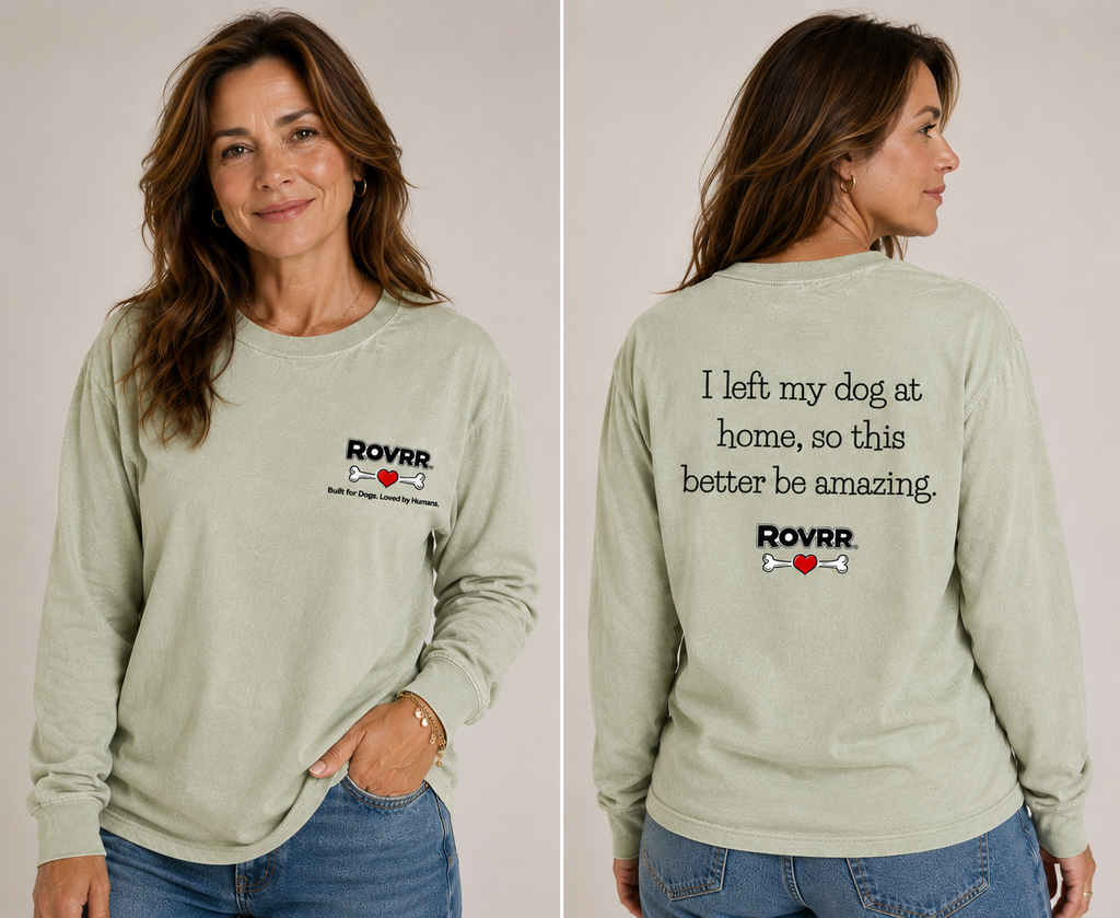 I left my dog at home for this - ring-spun t-shirt