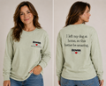 I left my dog at home for this - ring-spun t-shirt