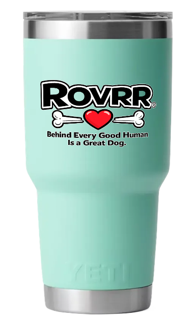 Behind every good human is a great dog - Yeti tumbler
